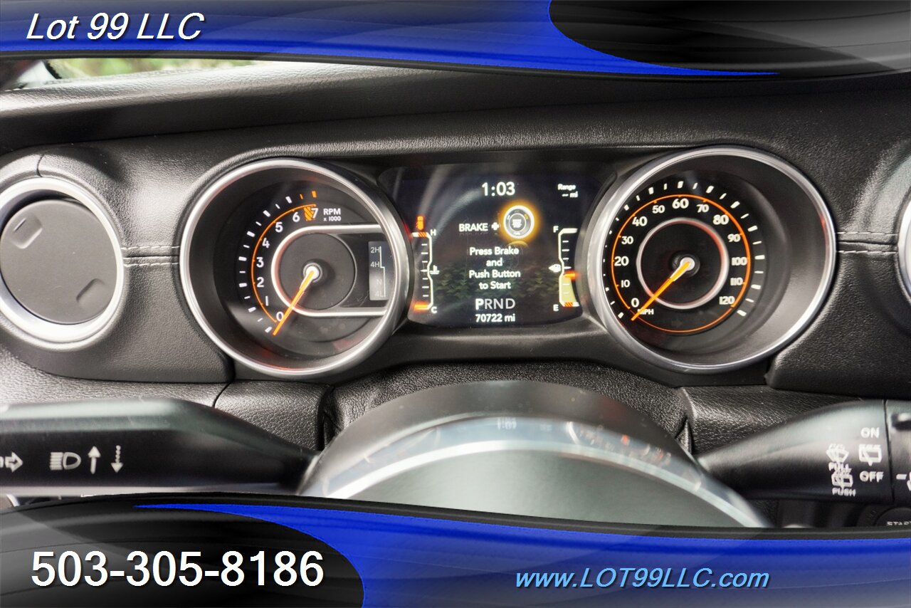 2018 Jeep Wrangler 4X4 Sahara Only 70K 3.6L Auto LIFTED Black Wheels Newer Tires Leather Seats Tow Pkg - Photo 20 - Milwaukie, OR 97267