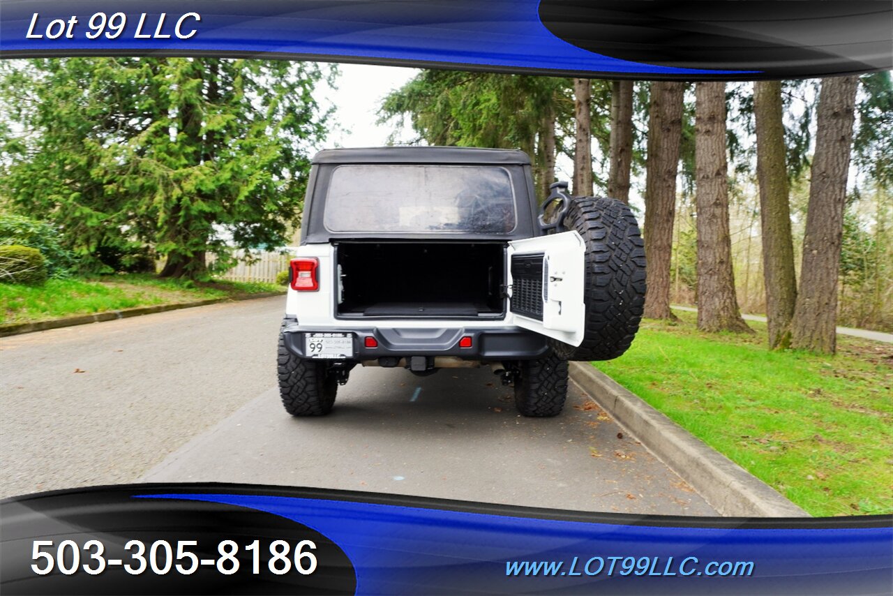 2018 Jeep Wrangler 4X4 Sahara Only 70K 3.6L Auto LIFTED Black Wheels Newer Tires Leather Seats Tow Pkg - Photo 28 - Milwaukie, OR 97267