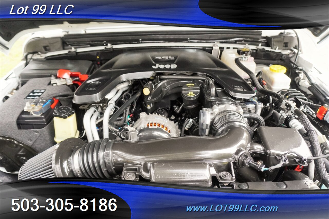 2018 Jeep Wrangler 4X4 Sahara Only 70K 3.6L Auto LIFTED Black Wheels Newer Tires Leather Seats Tow Pkg - Photo 19 - Milwaukie, OR 97267