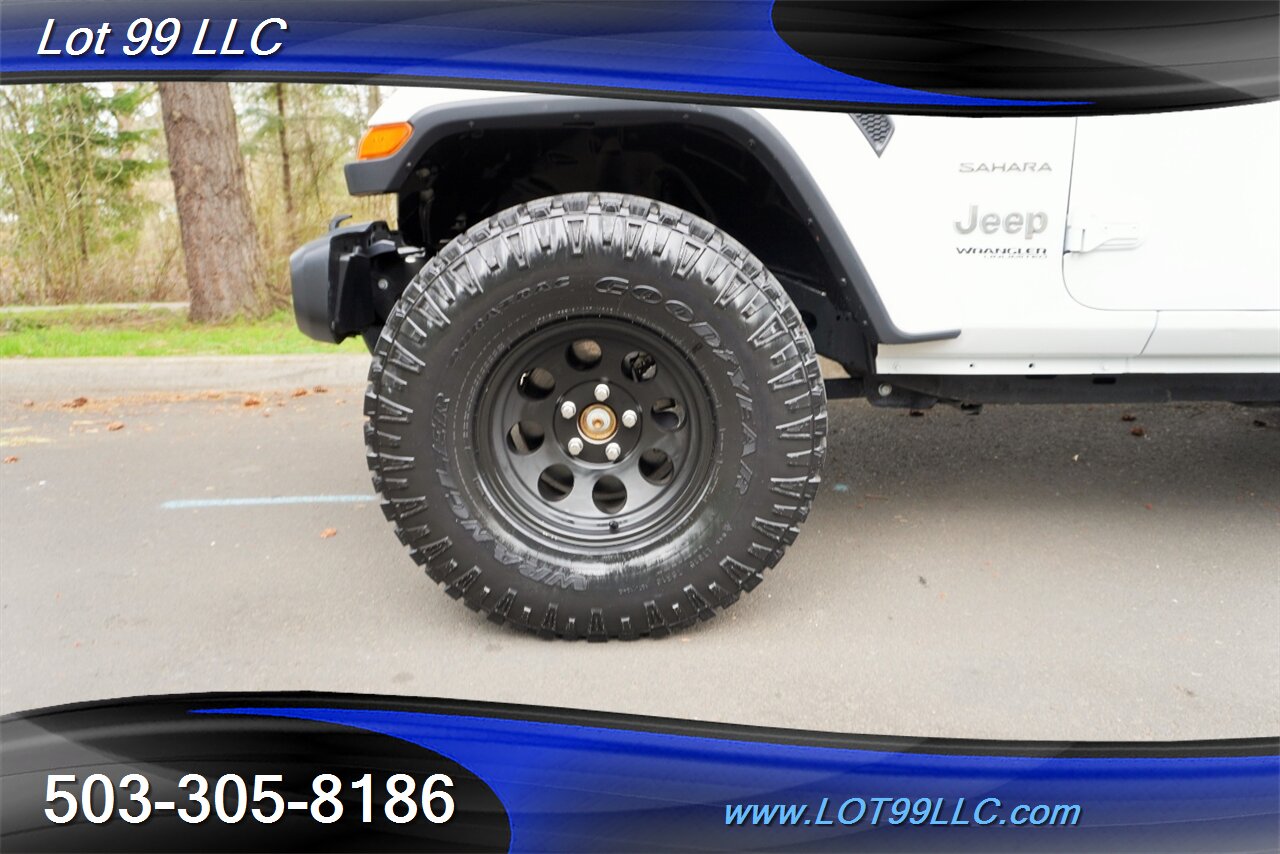 2018 Jeep Wrangler 4X4 Sahara Only 70K 3.6L Auto LIFTED Black Wheels Newer Tires Leather Seats Tow Pkg - Photo 3 - Milwaukie, OR 97267