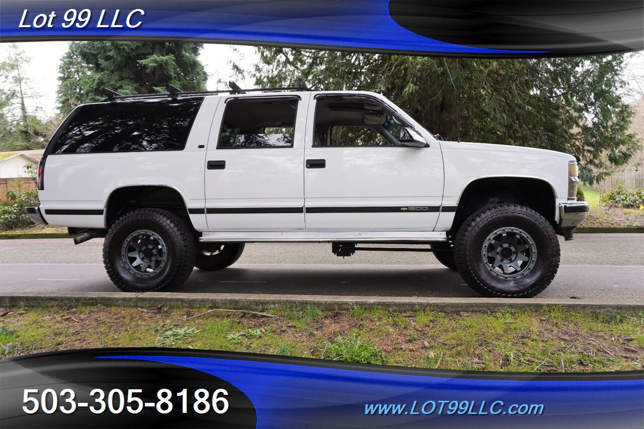 1998 Chevrolet Suburban K1500 LT 4X4 V8 5.7L Auto Leather LITED Premium  Wheels Newer Tires NO RUST ROOF RACK - Photo 8 - Milwaukie, OR 97267