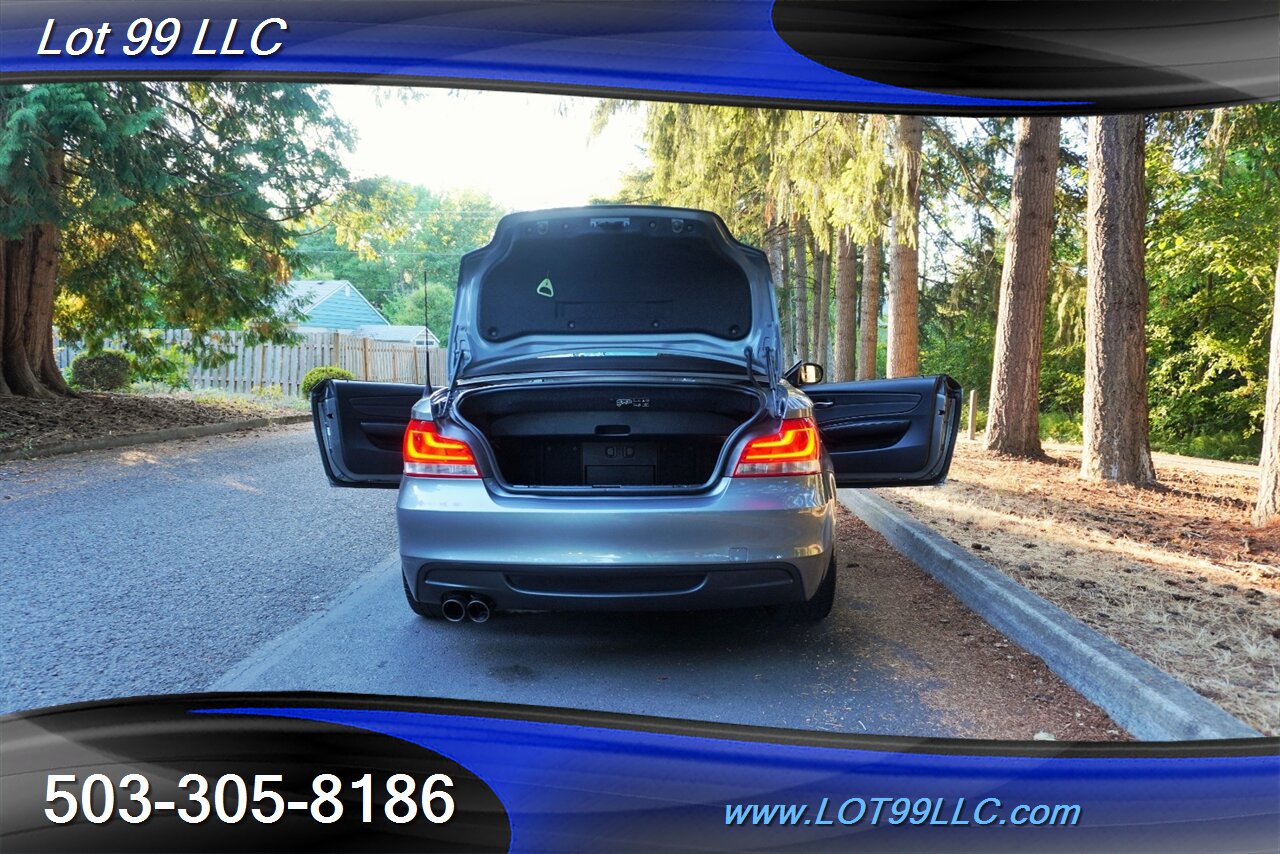 2012 BMW 135i Convertible Only 97k Heated Leather Seats  Sport M Pkg GPS Power Top Premium Wheels Newer Tires - Photo 28 - Milwaukie, OR 97267