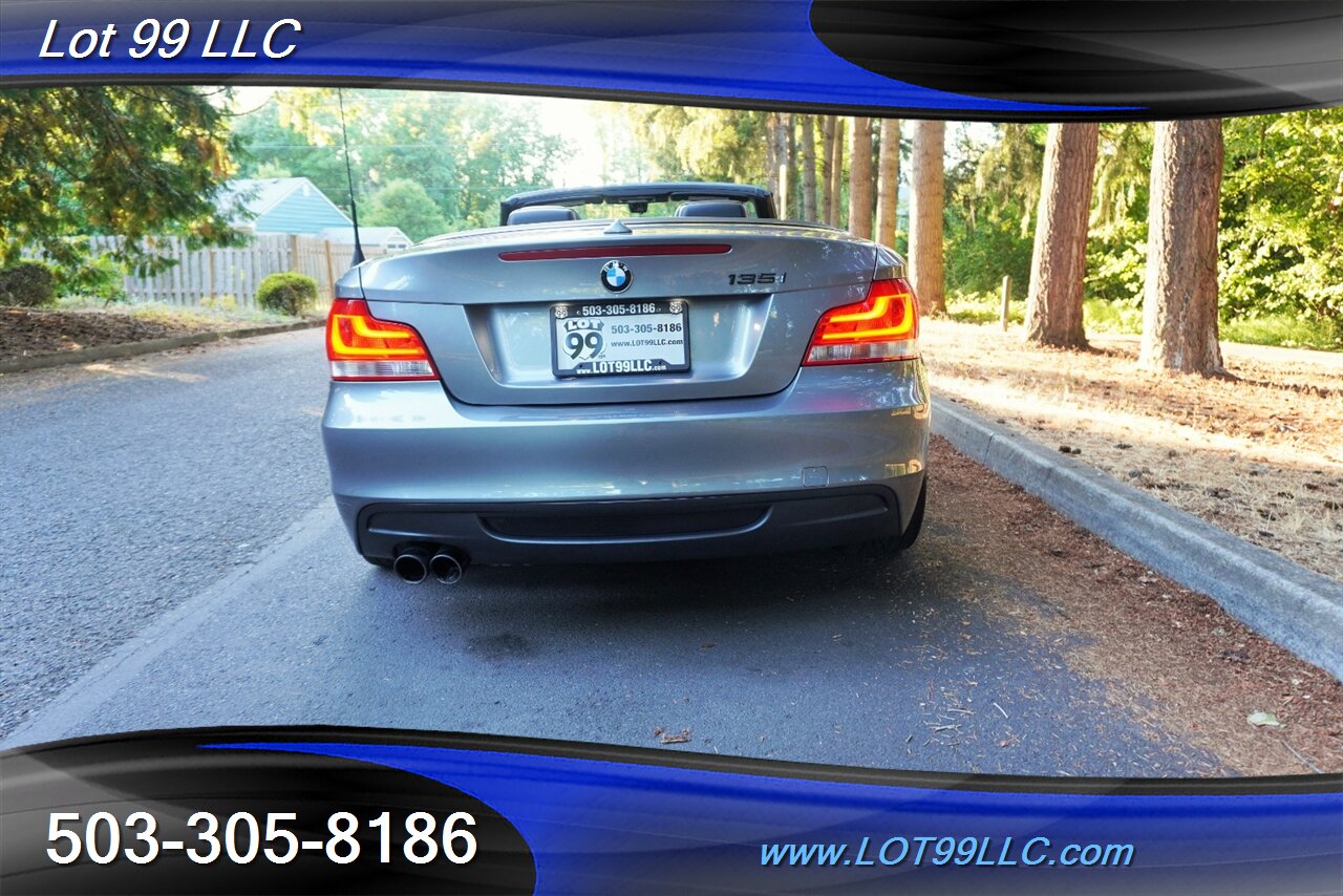 2012 BMW 135i Convertible Only 97k Heated Leather Seats  Sport M Pkg GPS Power Top Premium Wheels Newer Tires - Photo 10 - Milwaukie, OR 97267
