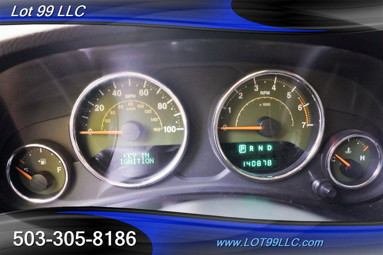 2011 Jeep Wrangler Unlimited 4x4 70th Anniversary V6 3.6L Auto Heated  Leather Seats Hard Top LIFTED Black Wheels BFG Tires Winch 1 OWNER - Photo 27 - Milwaukie, OR 97267