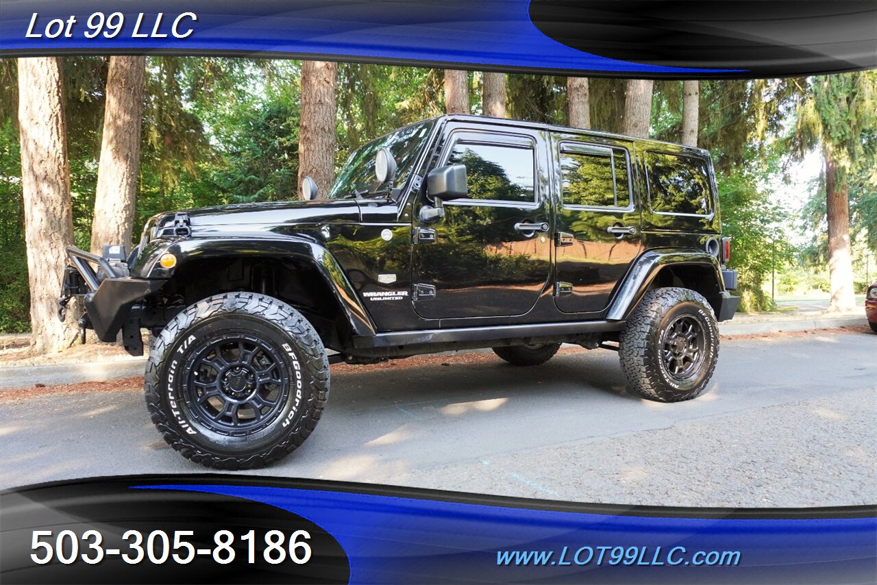 2011 Jeep Wrangler Unlimited 4x4 70th Anniversary V6 3.6L Auto Heated  Leather Seats Hard Top LIFTED Black Wheels BFG Tires Winch 1 OWNER - Photo 5 - Milwaukie, OR 97267