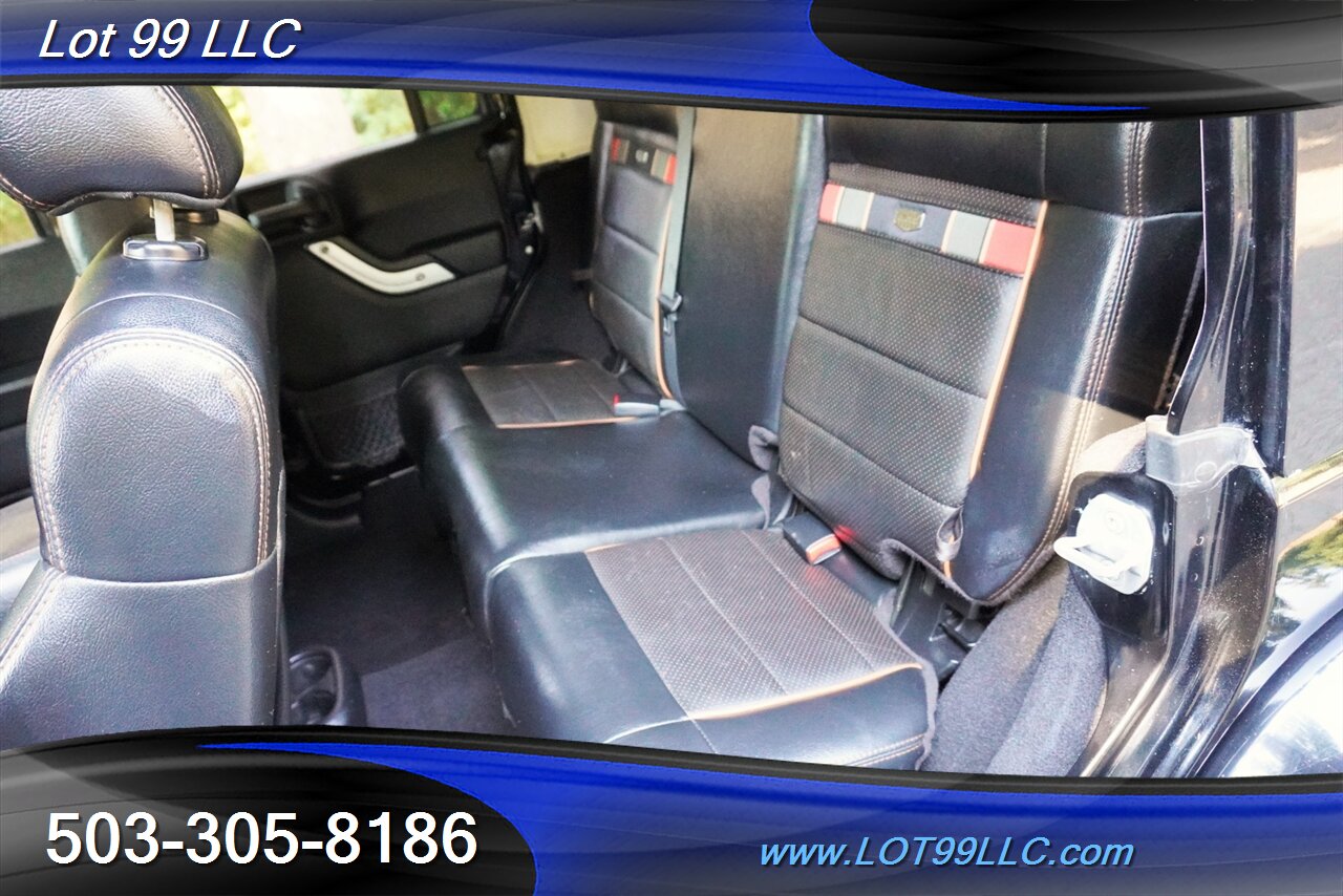 2011 Jeep Wrangler Unlimited 4x4 70th Anniversary V6 3.6L Auto Heated  Leather Seats Hard Top LIFTED Black Wheels BFG Tires Winch 1 OWNER - Photo 13 - Milwaukie, OR 97267