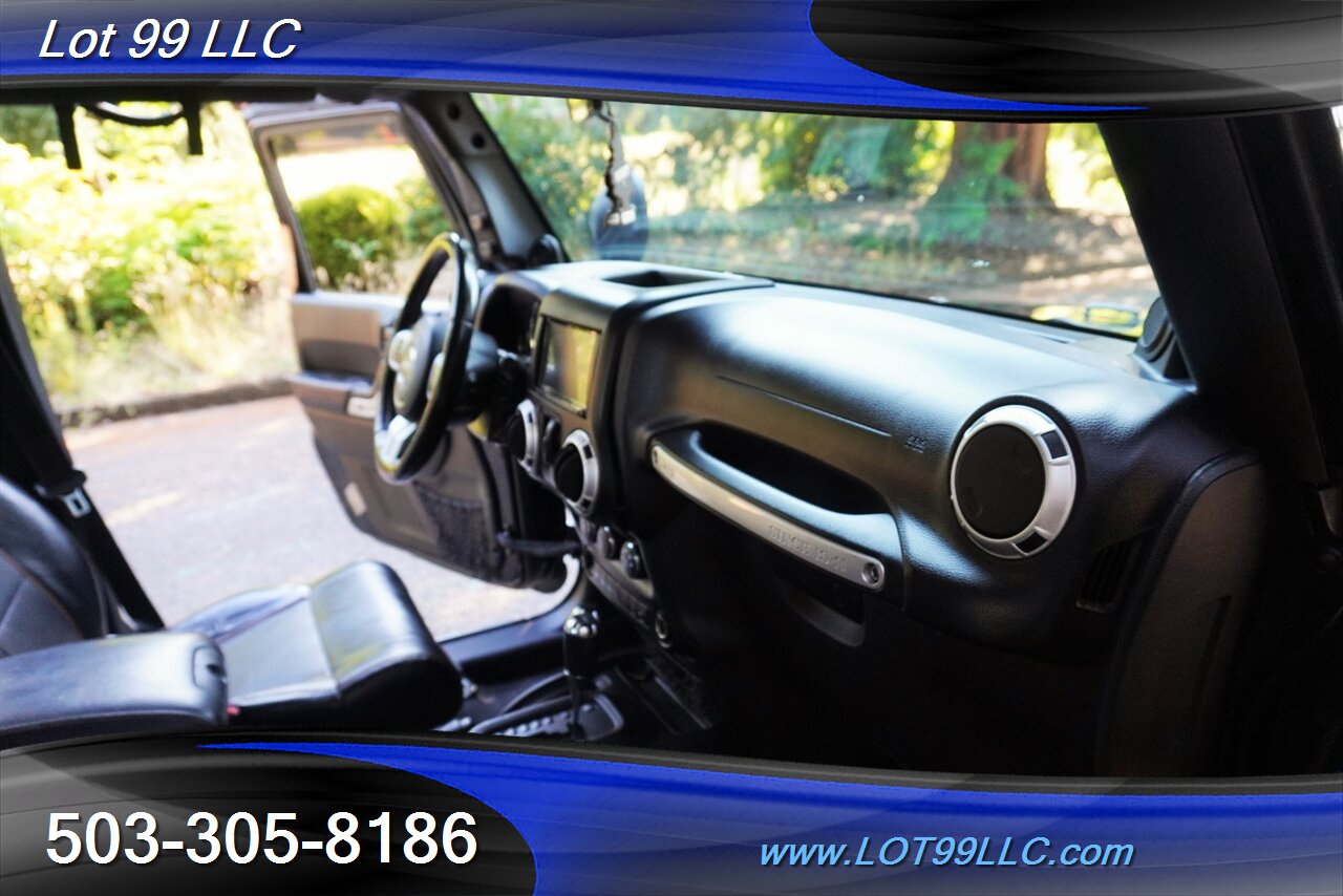 2011 Jeep Wrangler Unlimited 4x4 70th Anniversary V6 3.6L Auto Heated  Leather Seats Hard Top LIFTED Black Wheels BFG Tires Winch 1 OWNER - Photo 19 - Milwaukie, OR 97267