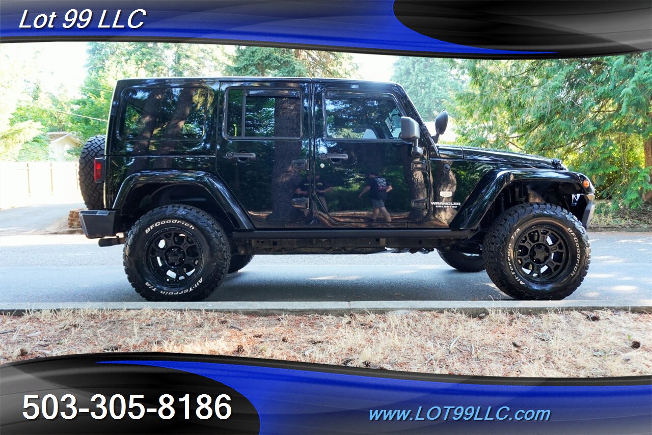 2011 Jeep Wrangler Unlimited 4x4 70th Anniversary V6 3.6L Auto Heated  Leather Seats Hard Top LIFTED Black Wheels BFG Tires Winch 1 OWNER - Photo 8 - Milwaukie, OR 97267