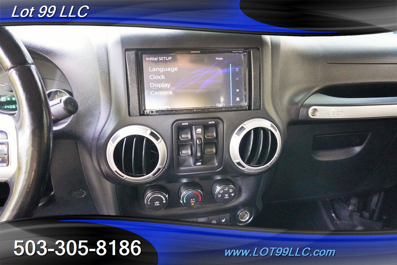2011 Jeep Wrangler Unlimited 4x4 70th Anniversary V6 3.6L Auto Heated  Leather Seats Hard Top LIFTED Black Wheels BFG Tires Winch 1 OWNER - Photo 22 - Milwaukie, OR 97267