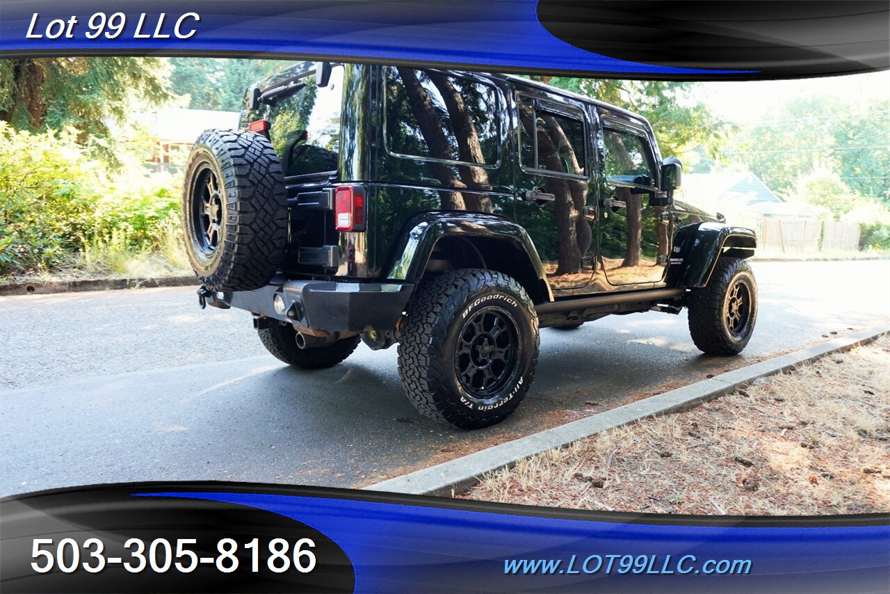 2011 Jeep Wrangler Unlimited 4x4 70th Anniversary V6 3.6L Auto Heated  Leather Seats Hard Top LIFTED Black Wheels BFG Tires Winch 1 OWNER - Photo 9 - Milwaukie, OR 97267
