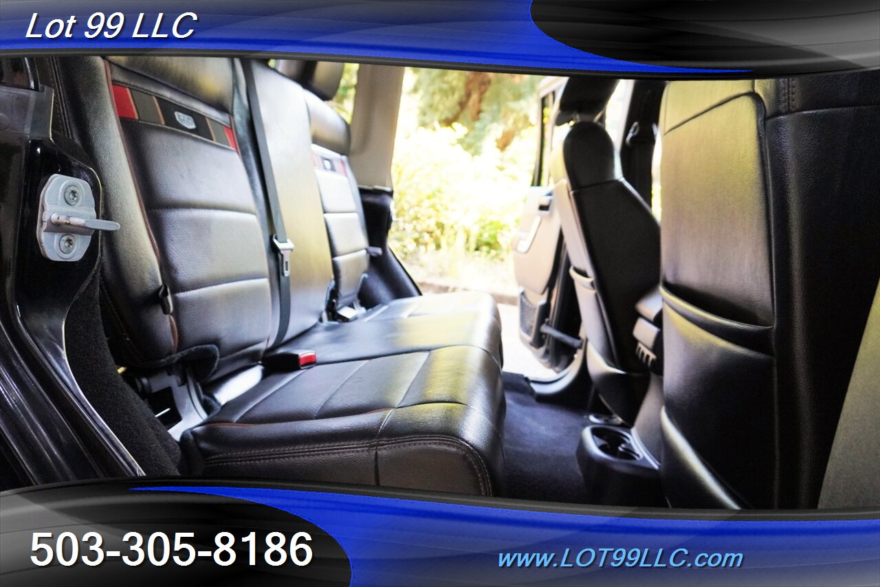 2011 Jeep Wrangler Unlimited 4x4 70th Anniversary V6 3.6L Auto Heated  Leather Seats Hard Top LIFTED Black Wheels BFG Tires Winch 1 OWNER - Photo 18 - Milwaukie, OR 97267