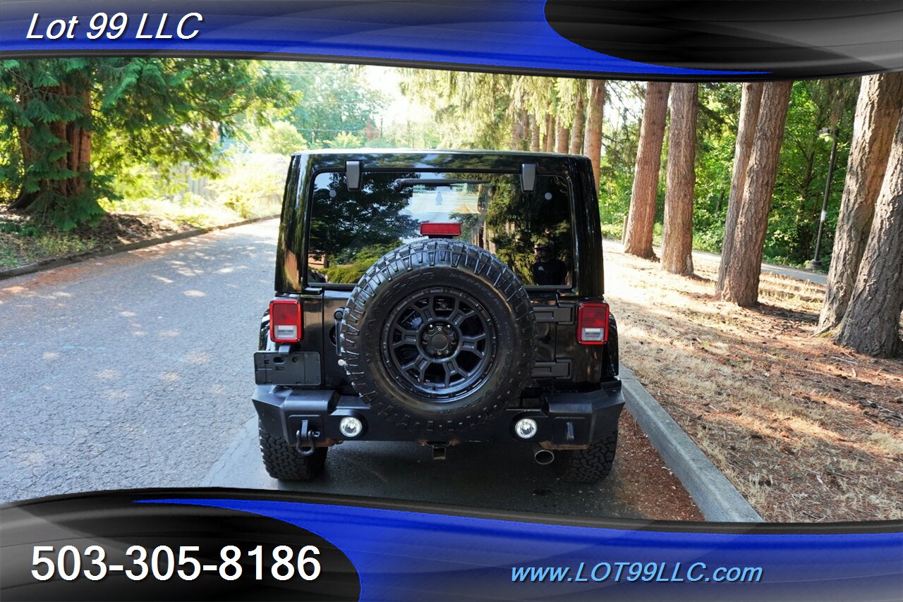 2011 Jeep Wrangler Unlimited 4x4 70th Anniversary V6 3.6L Auto Heated  Leather Seats Hard Top LIFTED Black Wheels BFG Tires Winch 1 OWNER - Photo 10 - Milwaukie, OR 97267