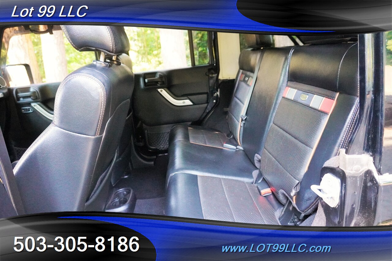 2011 Jeep Wrangler Unlimited 4x4 70th Anniversary V6 3.6L Auto Heated  Leather Seats Hard Top LIFTED Black Wheels BFG Tires Winch 1 OWNER - Photo 15 - Milwaukie, OR 97267