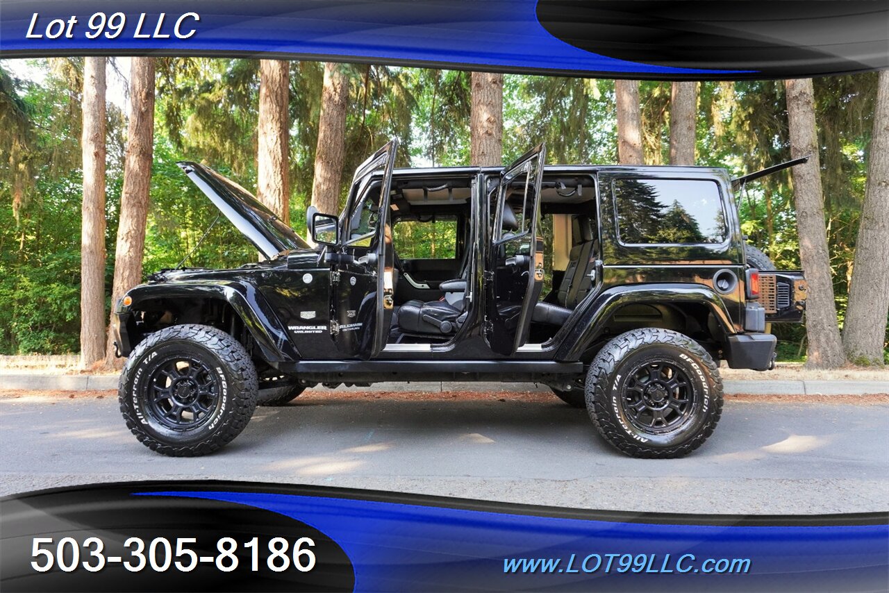 2011 Jeep Wrangler Unlimited 4x4 70th Anniversary V6 3.6L Auto Heated  Leather Seats Hard Top LIFTED Black Wheels BFG Tires Winch 1 OWNER - Photo 28 - Milwaukie, OR 97267