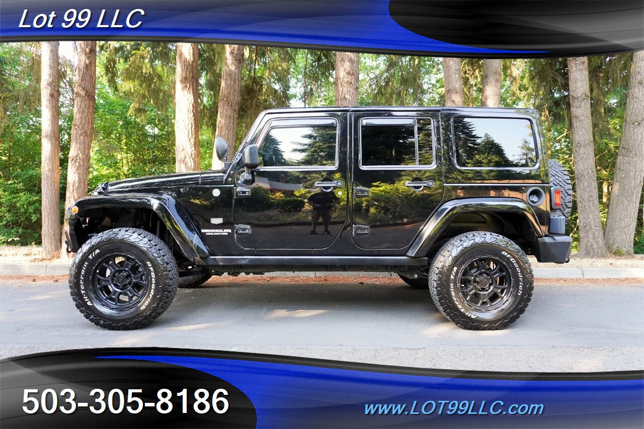 2011 Jeep Wrangler Unlimited 4x4 70th Anniversary V6 3.6L Auto Heated  Leather Seats Hard Top LIFTED Black Wheels BFG Tires Winch 1 OWNER - Photo 1 - Milwaukie, OR 97267
