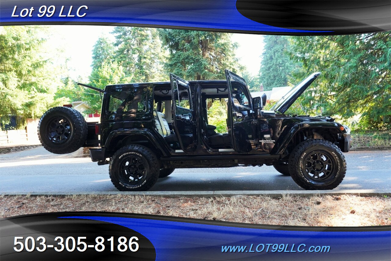 2011 Jeep Wrangler Unlimited 4x4 70th Anniversary V6 3.6L Auto Heated  Leather Seats Hard Top LIFTED Black Wheels BFG Tires Winch 1 OWNER - Photo 30 - Milwaukie, OR 97267