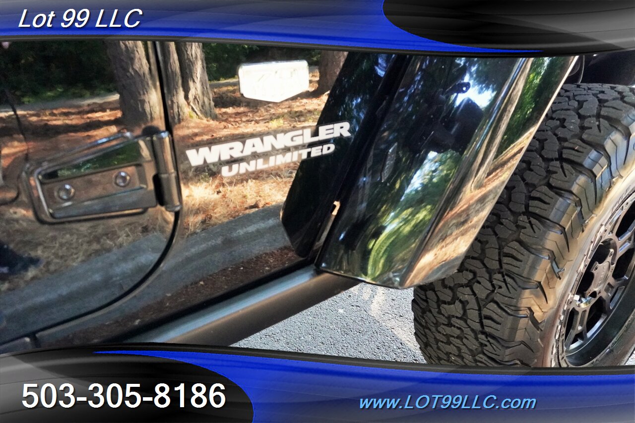 2011 Jeep Wrangler Unlimited 4x4 70th Anniversary V6 3.6L Auto Heated  Leather Seats Hard Top LIFTED Black Wheels BFG Tires Winch 1 OWNER - Photo 32 - Milwaukie, OR 97267