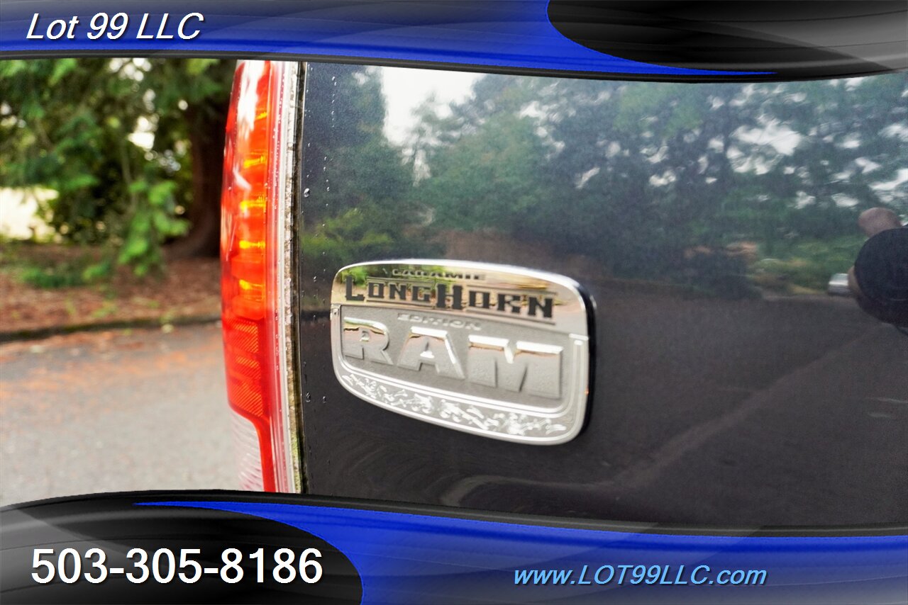 2014 RAM 1500 Laramie Longhorn 4X4 V6 3.0L ECODIESEL Heated AC  Leather Seats Matching Color Canopy FUEL Wheels Newer Tires - Photo 37 - Milwaukie, OR 97267