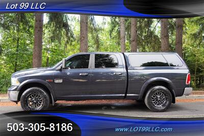2014 RAM 1500 Laramie Longhorn 4X4 V6 3.0L ECODIESEL Heated AC  Leather Seats Matching Color Canopy FUEL Wheels Newer Tires Truck