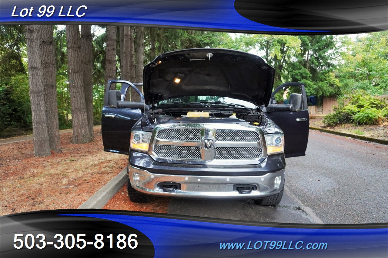 2014 RAM 1500 Laramie Longhorn 4X4 V6 3.0L ECODIESEL Heated AC  Leather Seats Matching Color Canopy FUEL Wheels Newer Tires - Photo 34 - Milwaukie, OR 97267