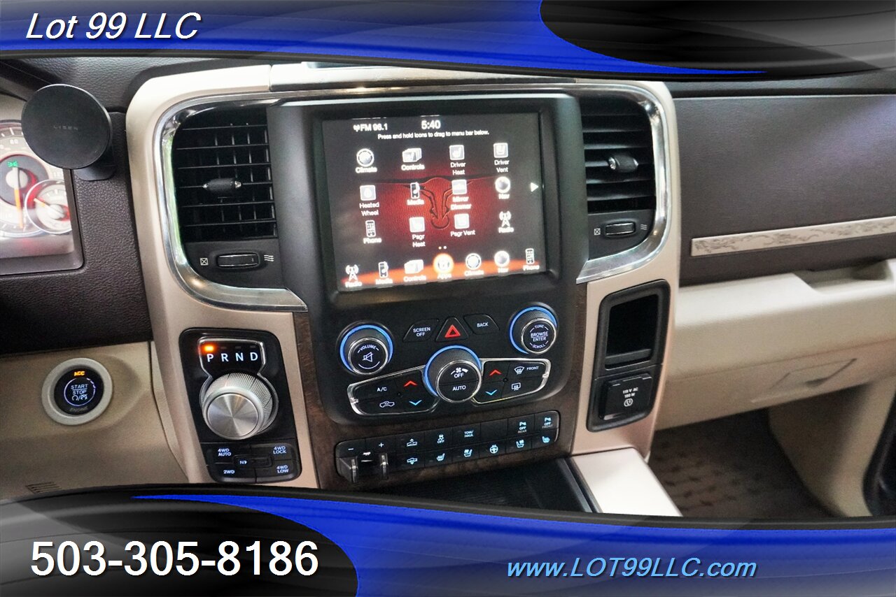 2014 RAM 1500 Laramie Longhorn 4X4 V6 3.0L ECODIESEL Heated AC  Leather Seats Matching Color Canopy FUEL Wheels Newer Tires - Photo 23 - Milwaukie, OR 97267