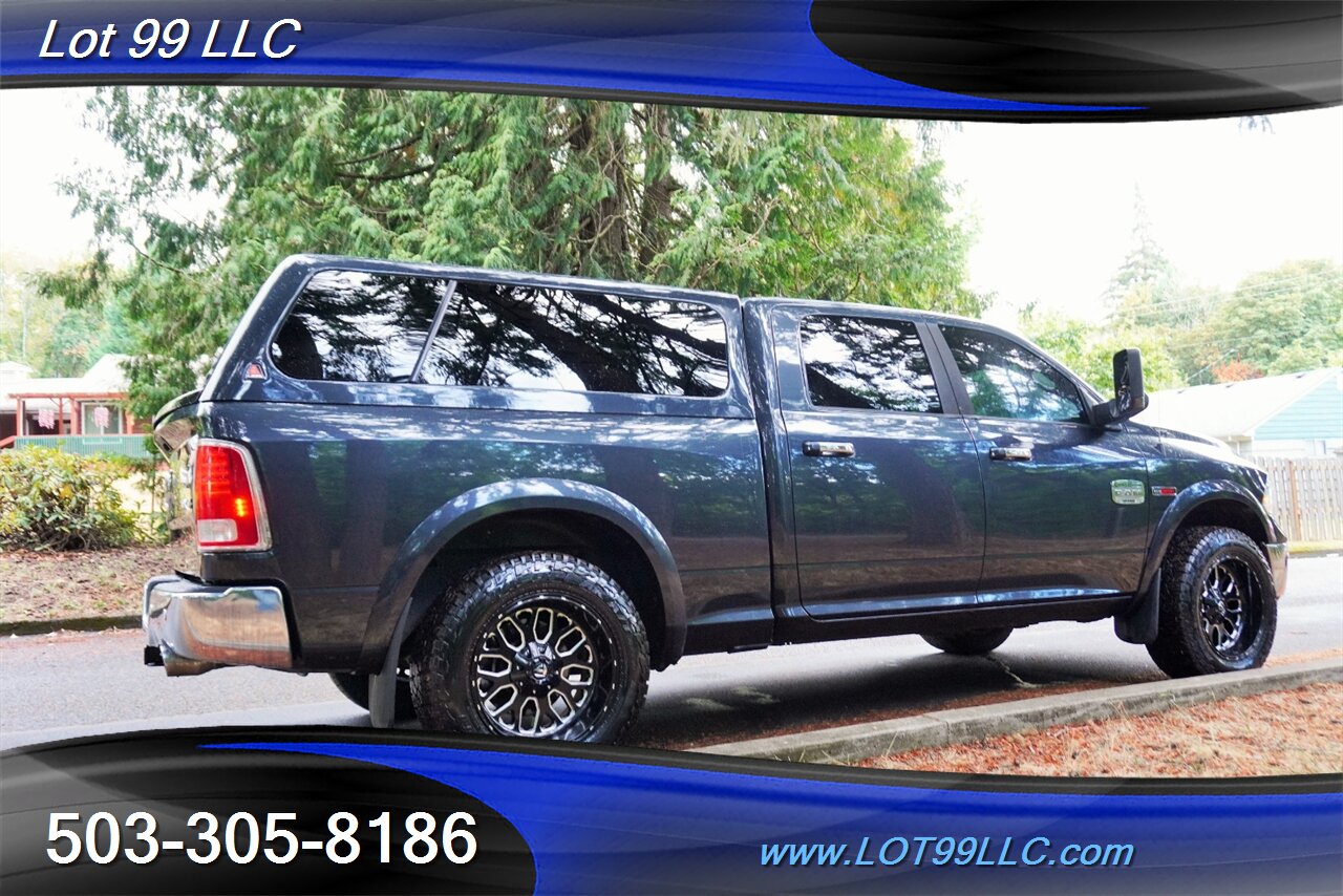 2014 RAM 1500 Laramie Longhorn 4X4 V6 3.0L ECODIESEL Heated AC  Leather Seats Matching Color Canopy FUEL Wheels Newer Tires - Photo 9 - Milwaukie, OR 97267