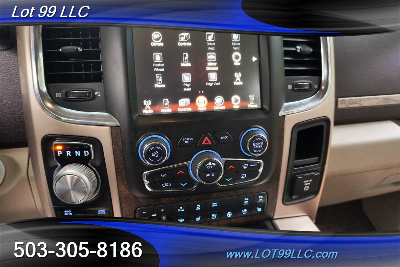 2014 RAM 1500 Laramie Longhorn 4X4 V6 3.0L ECODIESEL Heated AC  Leather Seats Matching Color Canopy FUEL Wheels Newer Tires - Photo 24 - Milwaukie, OR 97267