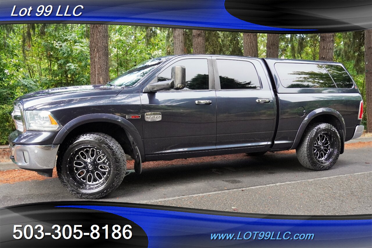 2014 RAM 1500 Laramie Longhorn 4X4 V6 3.0L ECODIESEL Heated AC  Leather Seats Matching Color Canopy FUEL Wheels Newer Tires - Photo 5 - Milwaukie, OR 97267