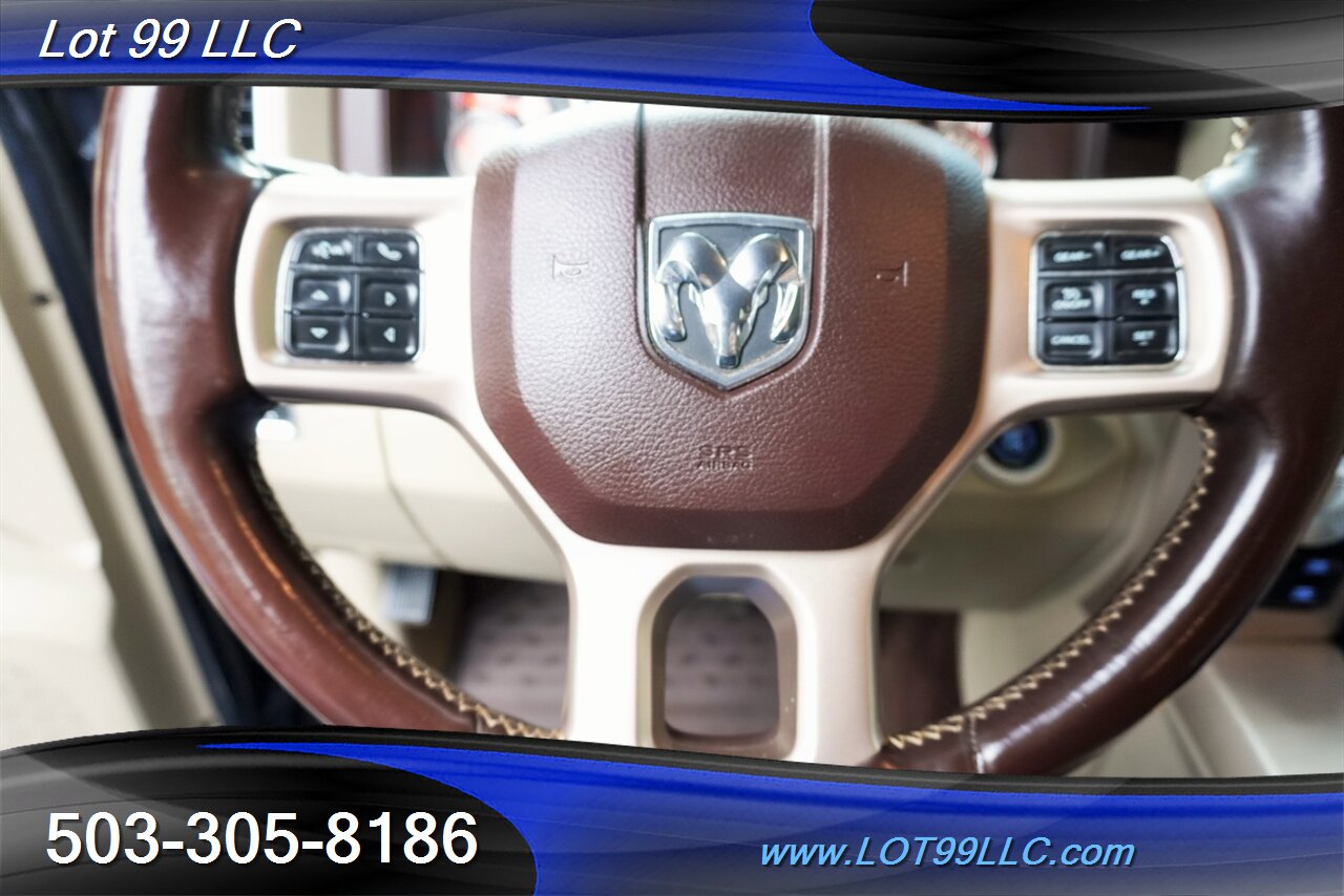 2014 RAM 1500 Laramie Longhorn 4X4 V6 3.0L ECODIESEL Heated AC  Leather Seats Matching Color Canopy FUEL Wheels Newer Tires - Photo 27 - Milwaukie, OR 97267
