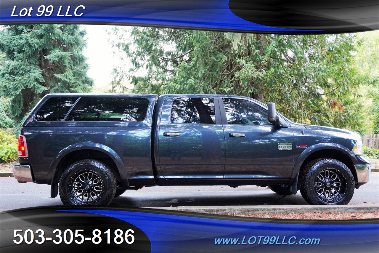 2014 RAM 1500 Laramie Longhorn 4X4 V6 3.0L ECODIESEL Heated AC  Leather Seats Matching Color Canopy FUEL Wheels Newer Tires - Photo 8 - Milwaukie, OR 97267