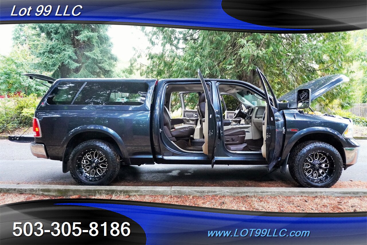 2014 RAM 1500 Laramie Longhorn 4X4 V6 3.0L ECODIESEL Heated AC  Leather Seats Matching Color Canopy FUEL Wheels Newer Tires - Photo 35 - Milwaukie, OR 97267