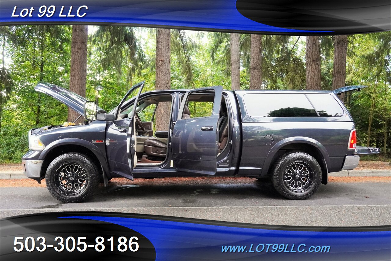 2014 RAM 1500 Laramie Longhorn 4X4 V6 3.0L ECODIESEL Heated AC  Leather Seats Matching Color Canopy FUEL Wheels Newer Tires - Photo 33 - Milwaukie, OR 97267