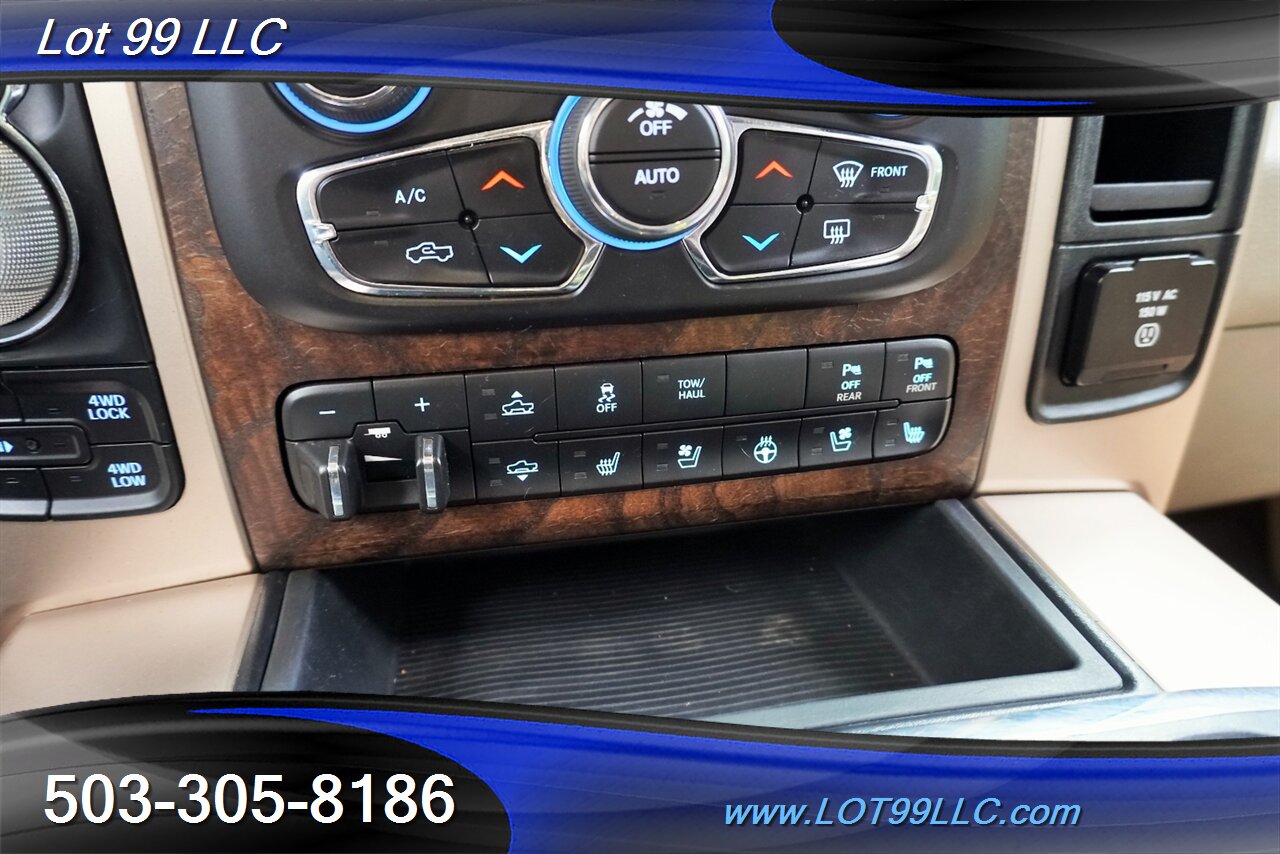 2014 RAM 1500 Laramie Longhorn 4X4 V6 3.0L ECODIESEL Heated AC  Leather Seats Matching Color Canopy FUEL Wheels Newer Tires - Photo 25 - Milwaukie, OR 97267