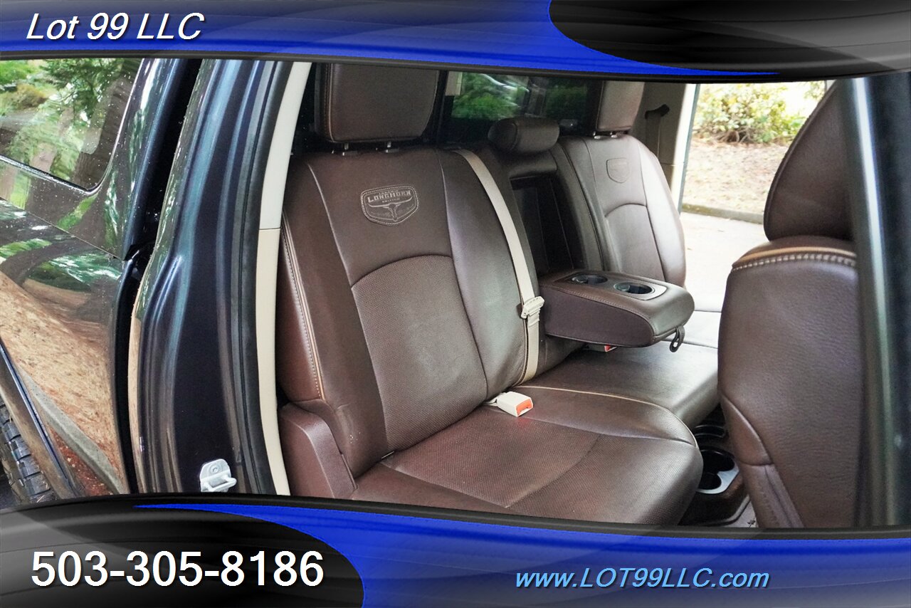 2014 RAM 1500 Laramie Longhorn 4X4 V6 3.0L ECODIESEL Heated AC  Leather Seats Matching Color Canopy FUEL Wheels Newer Tires - Photo 19 - Milwaukie, OR 97267
