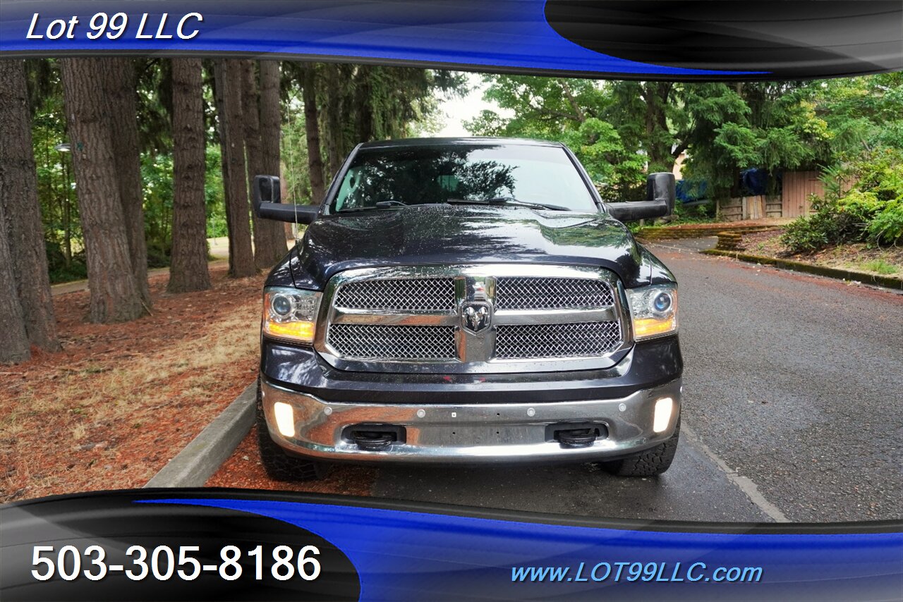 2014 RAM 1500 Laramie Longhorn 4X4 V6 3.0L ECODIESEL Heated AC  Leather Seats Matching Color Canopy FUEL Wheels Newer Tires - Photo 6 - Milwaukie, OR 97267