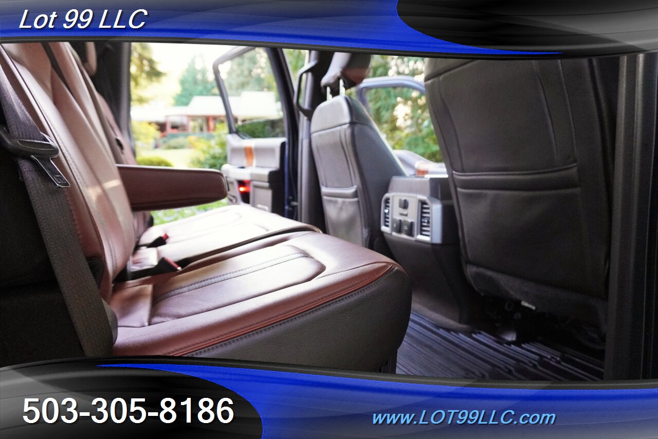 2018 Ford F-350 King Ranch 4X4 Power Stroke Heated AC Leather Seat  Pano Roof GPS LONG BED Premium Wheels Newer Tires - Photo 18 - Milwaukie, OR 97267
