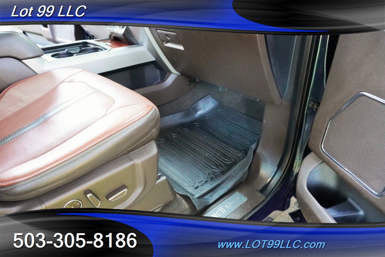 2018 Ford F-350 King Ranch 4X4 Power Stroke Heated AC Leather Seat  Pano Roof GPS LONG BED Premium Wheels Newer Tires - Photo 38 - Milwaukie, OR 97267
