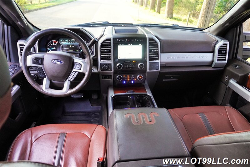 2018 Ford F-350 King Ranch 4X4 Power Stroke Heated AC Leather Seat  Pano Roof GPS LONG BED Premium Wheels Newer Tires