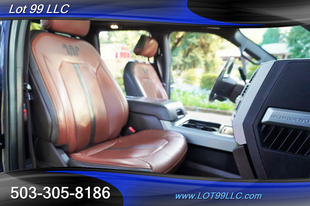 2018 Ford F-350 King Ranch 4X4 Power Stroke Heated AC Leather Seat  Pano Roof GPS LONG BED Premium Wheels Newer Tires - Photo 20 - Milwaukie, OR 97267
