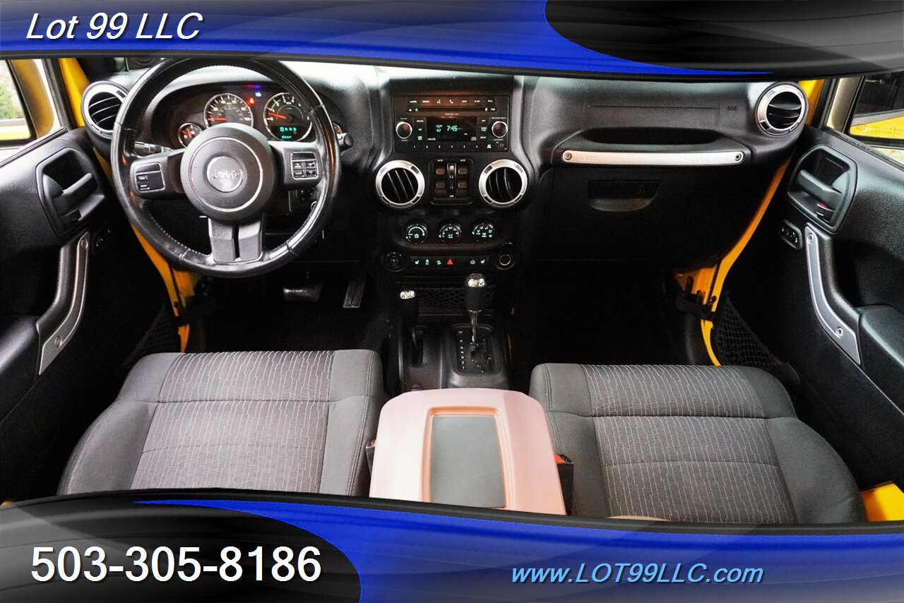 2011 Jeep Wrangler Sahara Unlimited 4X4 V6 Auto HARD TOP WINCH LIFTED Black Premium Wheels Newer Tires Bumpers - Photo 2 - Milwaukie, OR 97267