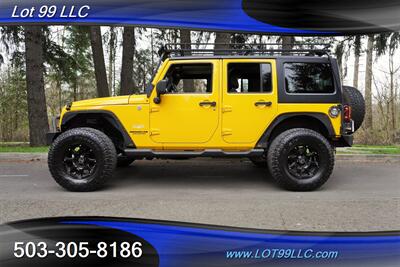 2011 Jeep Wrangler Sahara Unlimited 4X4 V6 Auto HARD TOP WINCH LIFTED  Black Premium Wheels Newer Tires Bumpers SUV