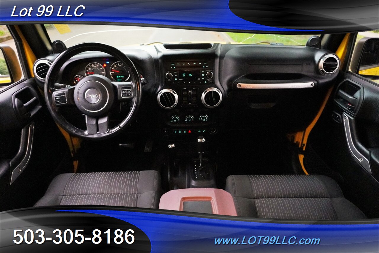 2011 Jeep Wrangler Sahara Unlimited 4X4 V6 Auto HARD TOP WINCH LIFTED Black Premium Wheels Newer Tires Bumpers - Photo 12 - Milwaukie, OR 97267