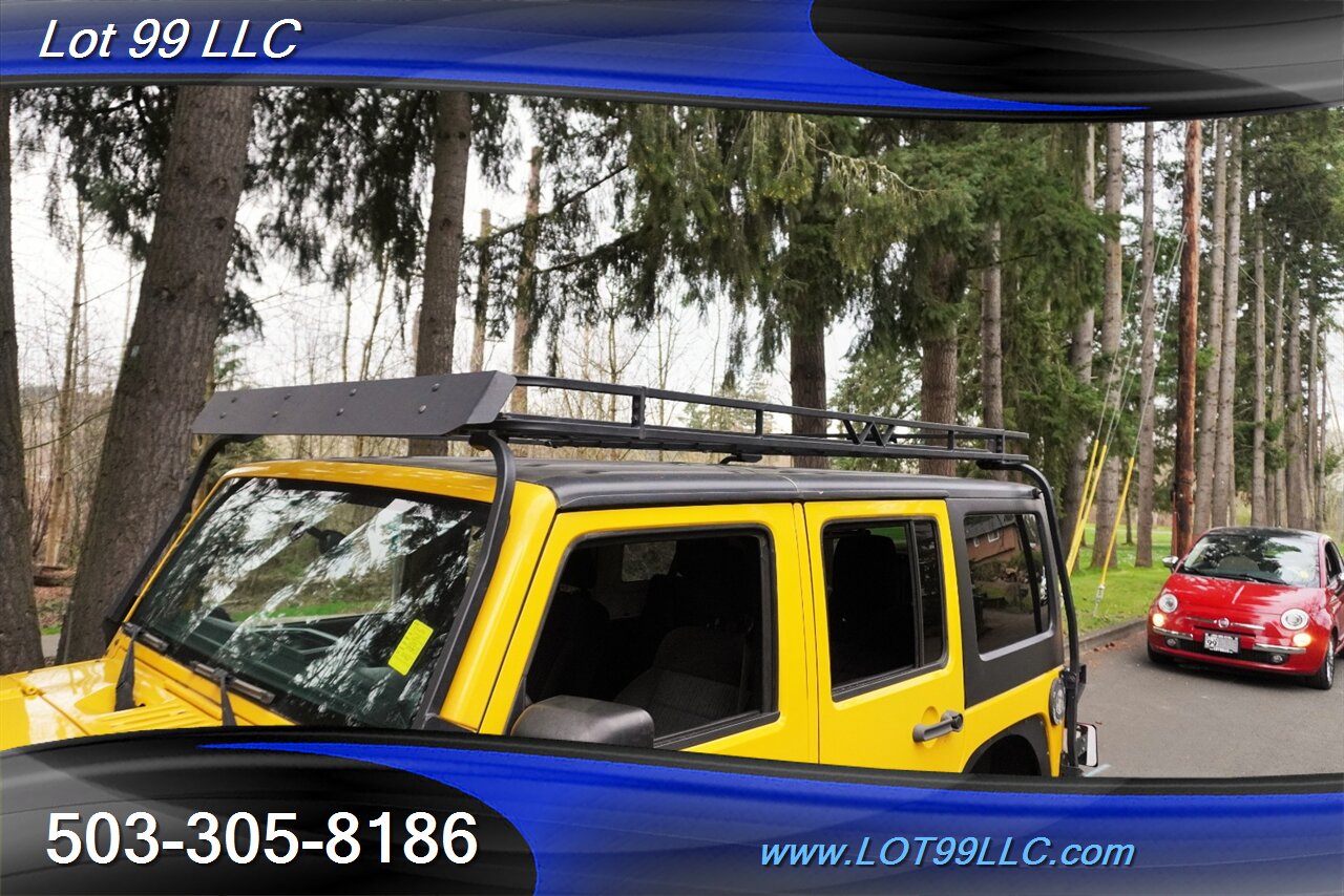 2011 Jeep Wrangler Sahara Unlimited 4X4 V6 Auto HARD TOP WINCH LIFTED Black Premium Wheels Newer Tires Bumpers - Photo 36 - Milwaukie, OR 97267