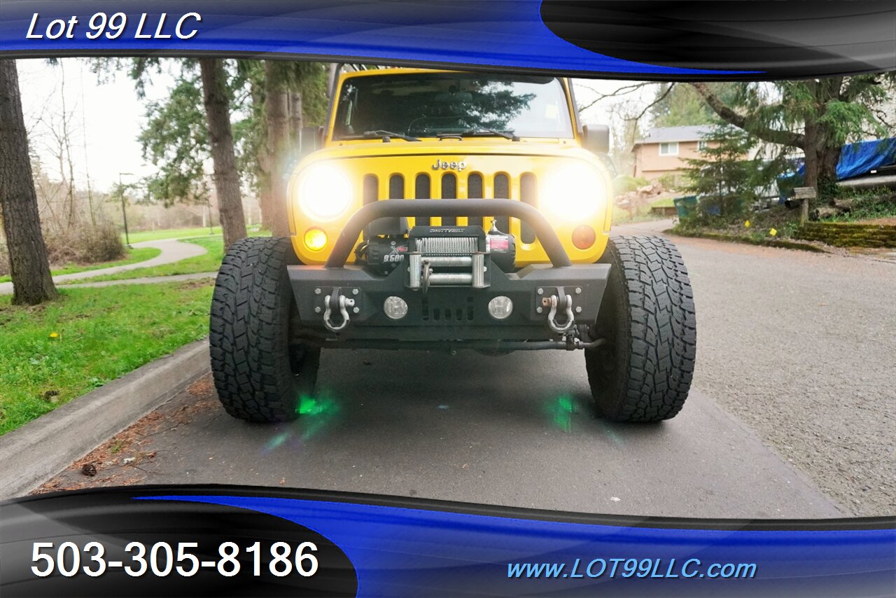 2011 Jeep Wrangler Sahara Unlimited 4X4 V6 Auto HARD TOP WINCH LIFTED Black Premium Wheels Newer Tires Bumpers - Photo 6 - Milwaukie, OR 97267
