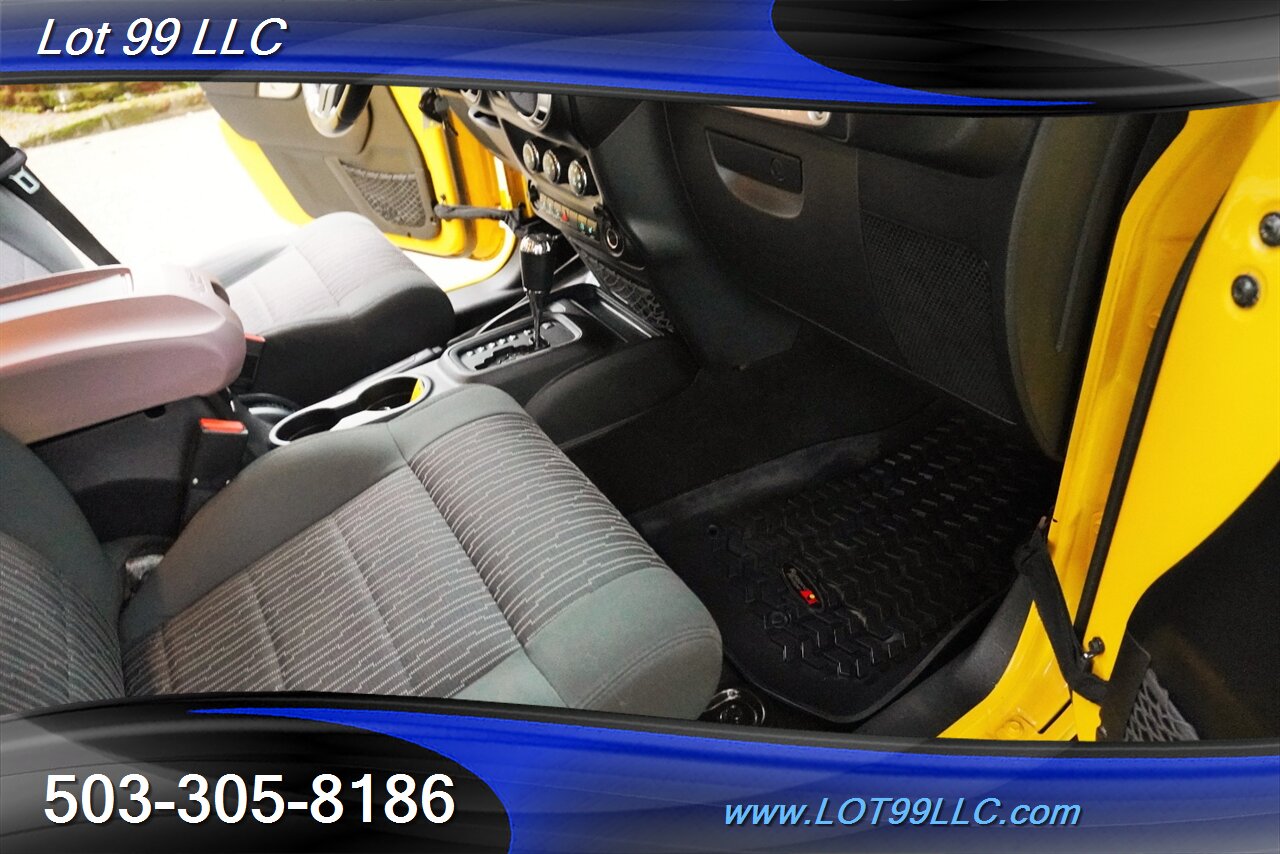 2011 Jeep Wrangler Sahara Unlimited 4X4 V6 Auto HARD TOP WINCH LIFTED Black Premium Wheels Newer Tires Bumpers - Photo 34 - Milwaukie, OR 97267