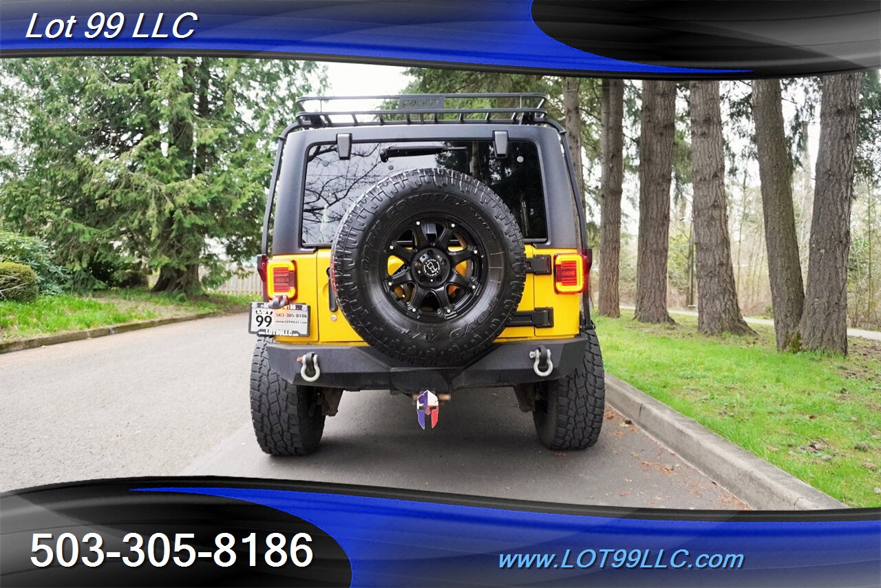 2011 Jeep Wrangler Sahara Unlimited 4X4 V6 Auto HARD TOP WINCH LIFTED Black Premium Wheels Newer Tires Bumpers - Photo 10 - Milwaukie, OR 97267