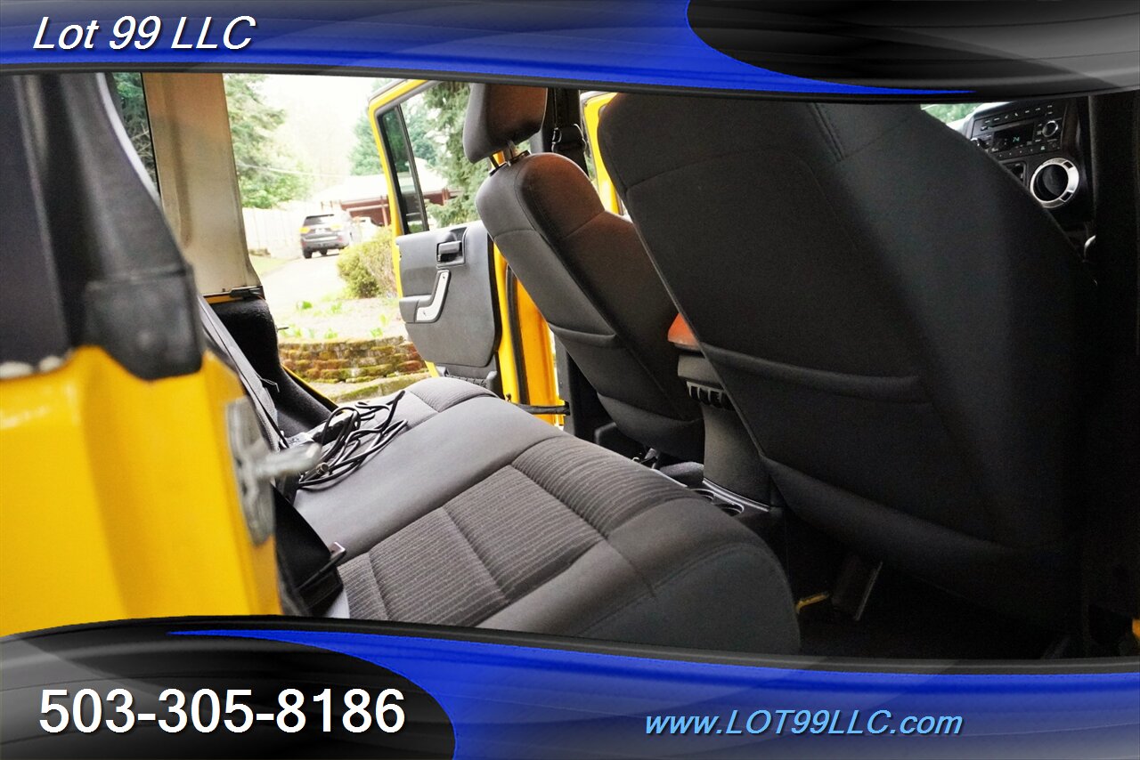 2011 Jeep Wrangler Sahara Unlimited 4X4 V6 Auto HARD TOP WINCH LIFTED Black Premium Wheels Newer Tires Bumpers - Photo 18 - Milwaukie, OR 97267