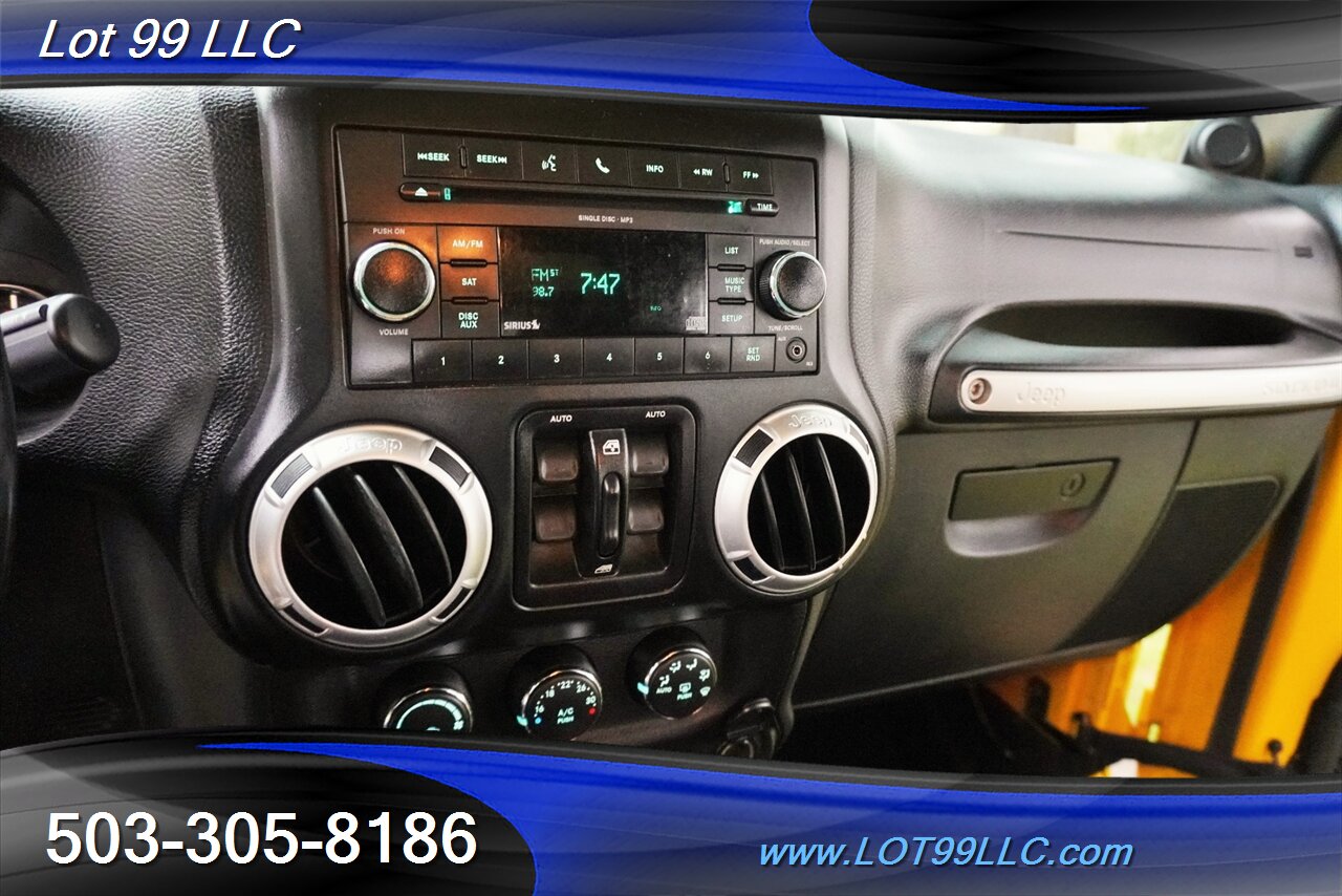 2011 Jeep Wrangler Sahara Unlimited 4X4 V6 Auto HARD TOP WINCH LIFTED Black Premium Wheels Newer Tires Bumpers - Photo 24 - Milwaukie, OR 97267