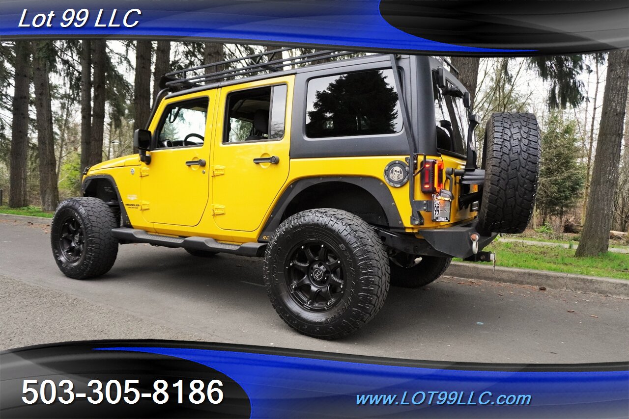 2011 Jeep Wrangler Sahara Unlimited 4X4 V6 Auto HARD TOP WINCH LIFTED Black Premium Wheels Newer Tires Bumpers - Photo 11 - Milwaukie, OR 97267