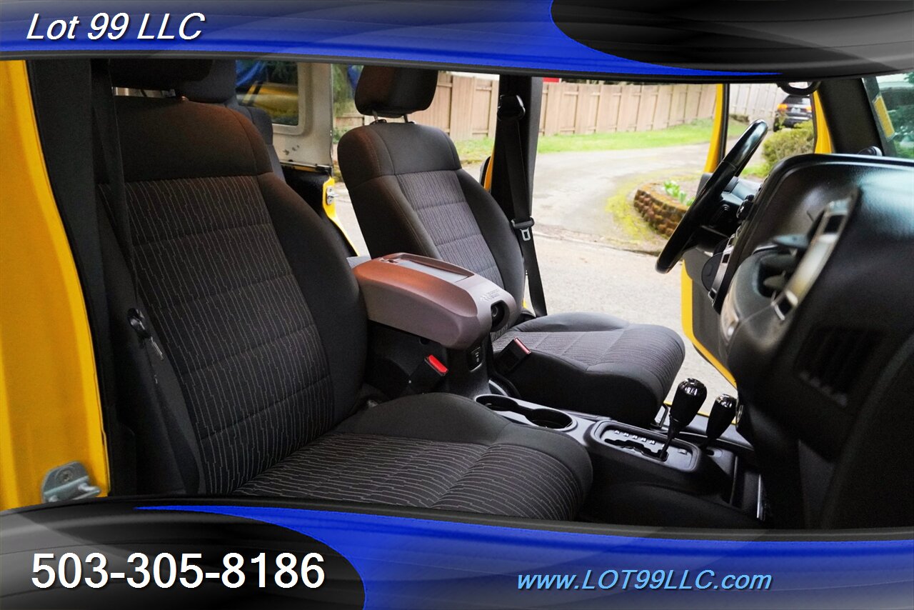 2011 Jeep Wrangler Sahara Unlimited 4X4 V6 Auto HARD TOP WINCH LIFTED Black Premium Wheels Newer Tires Bumpers - Photo 20 - Milwaukie, OR 97267